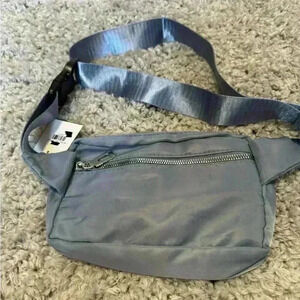 Blue crossbody unisex bag